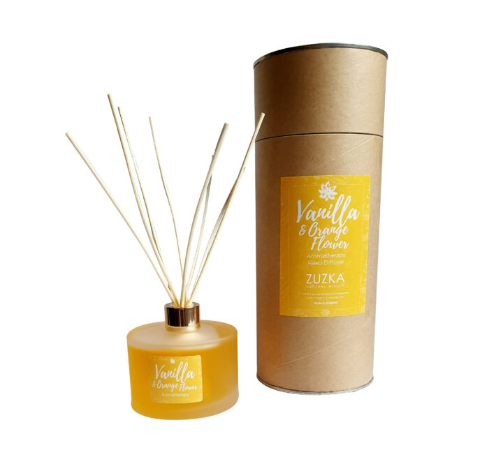 Vanilla and Orange Flower Aromatherapy Reed Diffuser