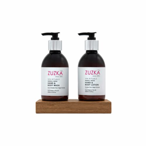 Zuzka Spa Rituals Hand Crafted Hand-Body-Wash and Lotion-Stand